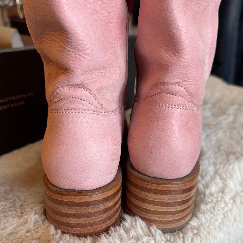Frye Women's Pink Campus 14L Hardrock Leather 7.5 - Picture 4 of 16